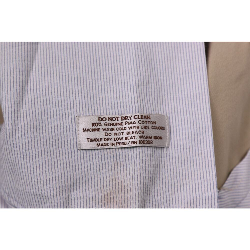 Peter Millar Raleigh Washed Twill Flat Front Cotton Chino Pants 38x31 - Picture 7 of 7